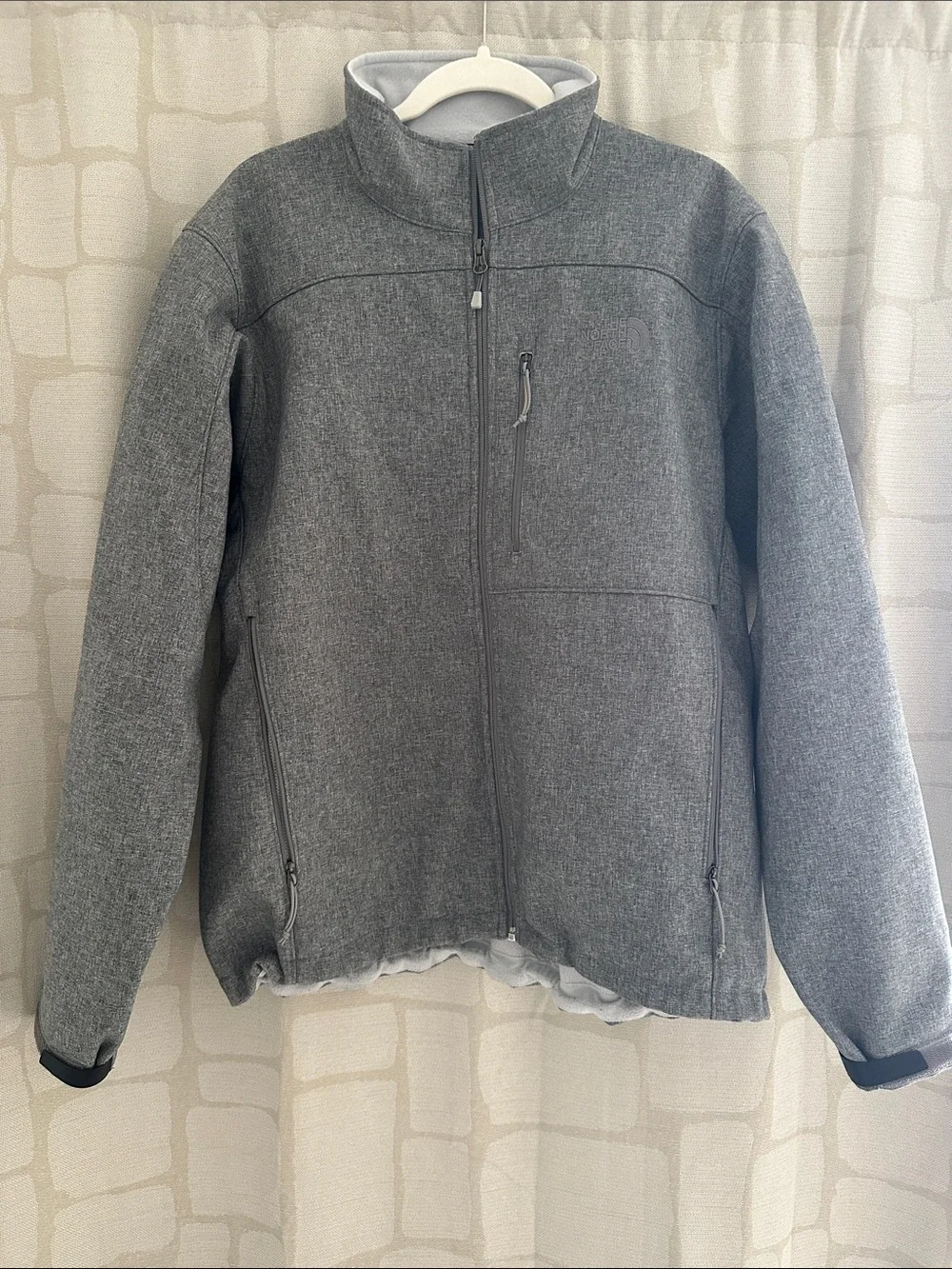 The North Face Gray Full-Zip Jacket - Men’s Large